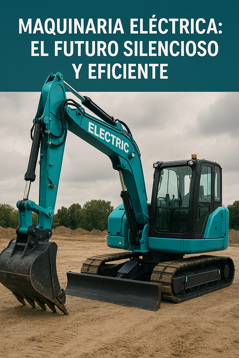 Excavadora eléctrica moderna